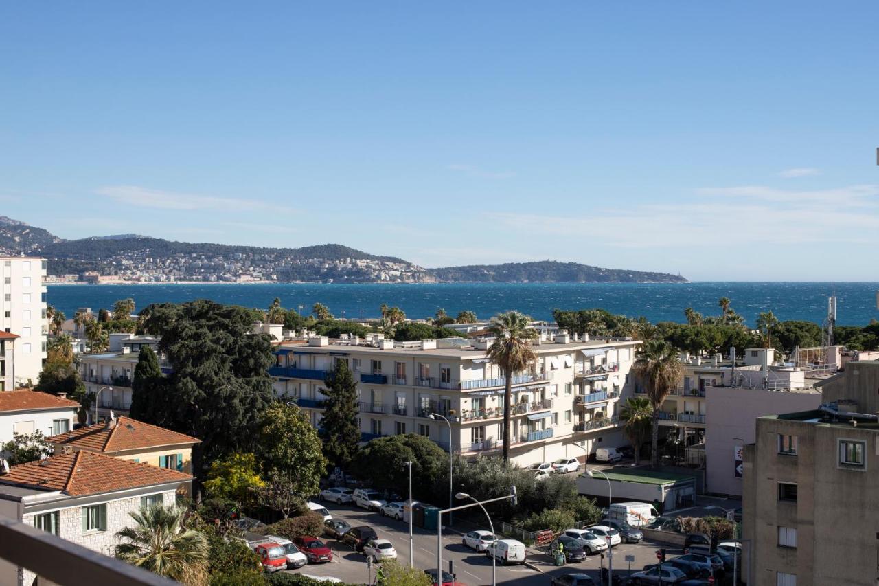 Studio With Terrace And Sea View, 10 Min To The Beach نيس المظهر الخارجي الصورة